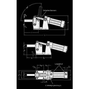GN861-1000-EP-M Pneumatik-Spanner für Näherungsschalter