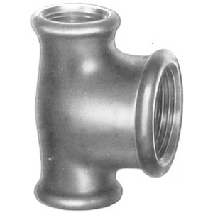 RACCORD BP25 FONTE NOIRE TE REDUIT F3/4 F1' F3/4 UE10
