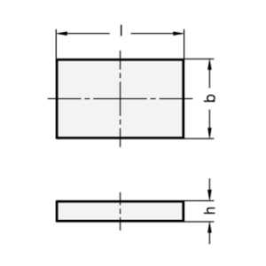 GN55.4-SC-10-7.5-2 Blockmagnet roh