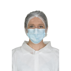 MASQUE BLEU 2 PLIS PP MASQUE D'HYGIENE, ELAST (100U)