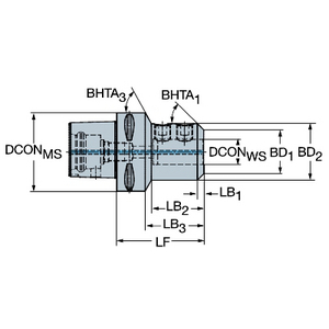 COROMANT ADAPTER CAPTO -WELDON/ISO9766 C10-A391.23-50 120