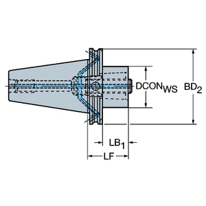 ADAPTATEUR CAT-V VERS COROMANT CAPTO