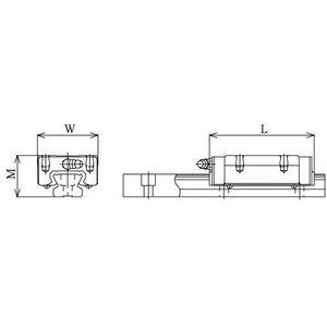SR-25-W(Y)-SS (CK-GK) Führungswagen THK