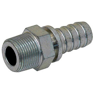 EMBOUT CANNELE AZ COLLERETTE M3/8 CO TUYAU DN 10