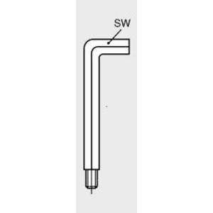 GN928.1-4 Sechskantschlüssel (SW4) für Spannrund 928-10