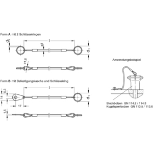 ELESA+GANTER BORGKABEL GN 111.2-320-14-A-TR