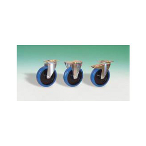 ROULETTE PIVOT. 130KG D.100MM AL BAND.POLYU 32MM MOYEU R.BILLES