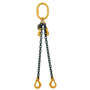 CHAIN SLING 2 LEGS Hooks with latch D.13 7,5