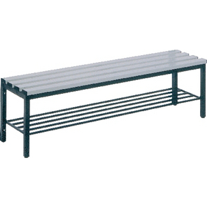 3110019585 Sitzbank freist. m.Rost L1000mm, m.Kunstst.-Leist