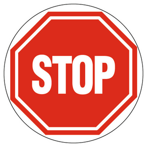 SAFETY SIGNS Model Stop