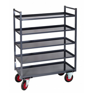 SERVANTE TOLE REBO.400KG 950X450 5 PLAT BL