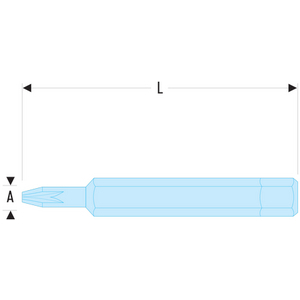FACOM SCHROEFBIT 1/4" EP.122 PH2 50MM