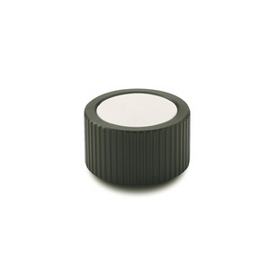 GN.30321-MANOPOLA DI REGOLAZIONE ZIGRINATA ALLUMINIO NEUTRE GN 726-34-B8-N-1