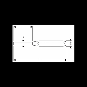 POINTEAU 6MM X 100MM (UC3)