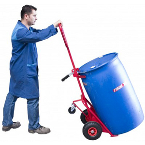 DIABLE POUR FUT 350KG 580X670X1450 R. PNEUM