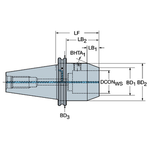 ADAPTATEUR ISO 7388-1 VERS WELDON