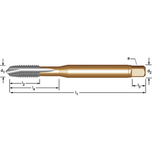 Machine tap No.8x32 DIN2184-1