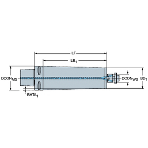 COROMANT ADAPTER CAPTO -OPNAMEDOORN C6-391.05C-22 120