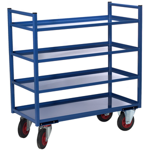 SERVANTE TOLE REBO.400KG 950X450 4 PLAT BL