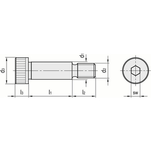 GN.35180-VITE A COLLETTO ISO 7379-10-M8-40