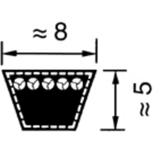 CINGHIA 8 X 355 VB