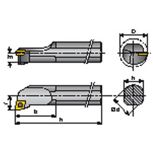 ISCAR DRAAIBEITEL-HOUDER SCLCR 2525M-12 3600863