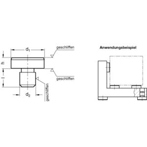 GN6321.1-16-13 Auflagebolzen
