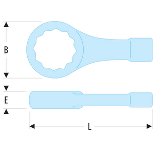 SLOGGING RING WRENCH 34 MM 51B.34
