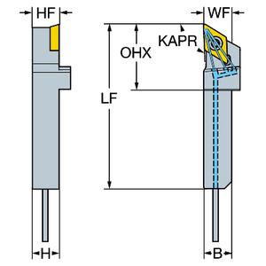 COROMANT COROTURN 107 SCHACHTDRAAIGER. QS-SDJCR1012E07HP