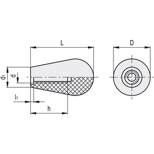 20001 - IMPUGNATURA FISSA CONICA DUROPLASTO I.147/60-M10