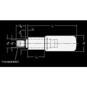 GN798-KT-22-M10 Drehbarer Zylindergriff