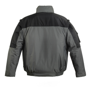 BLOUSON MULTIPOCHES RIPSTOP TS GRIS/NOIR