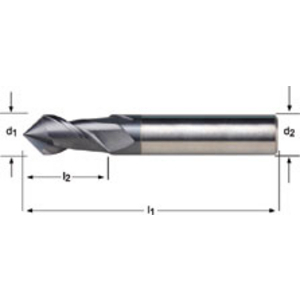 Chamfering End Mill 5.0 mm Dormer norm