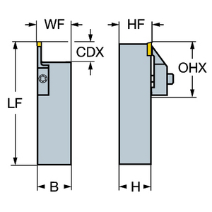 COROMANT T-MAX SCHACHTGEREEDSCH.STEKEN RF150.23-3244M-0635C