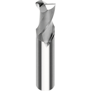 FRAISE CARBURE - COURTE - D.16 2 DENTS - QUEUE CYLINDRIQUE