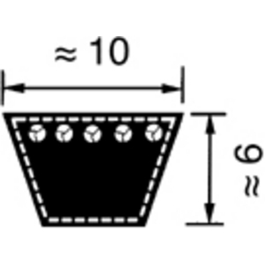 CINGHIA Z 27 10 X 670 VB