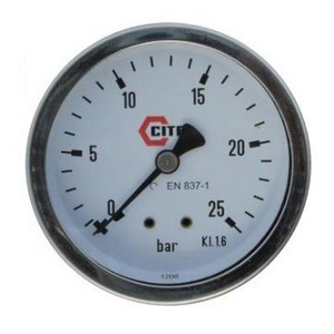 MANO BOITIER INOX 40MM BAIN 1/8 LB ARRIERE CENTRE 0/160 BARS