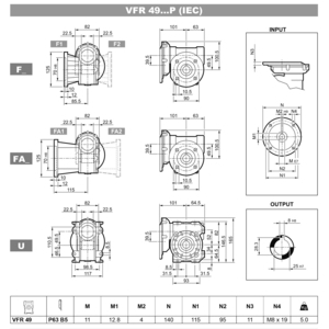 237850210-RIDUTTORE VF R 49 F1 135 P63 B5 B3