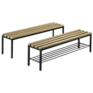 BANC SIMPLE L1960XH420XP353MM AVEC RANGE CHAUSSURE