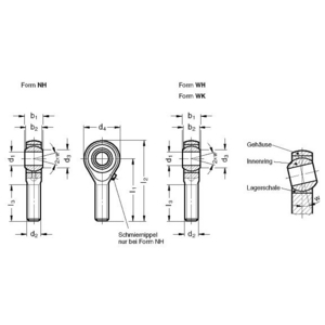 ELESA+GANTER GEWRICHTSOOGBOUT GN 648.6-10-M10-WK