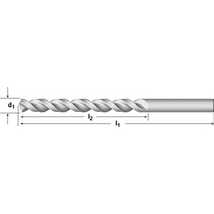 PFX Drill 5/32 inch DIN 338