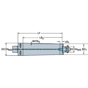 COROMANT ADAPTER CAPTO -OPNAMEDOORN C5-A391.05C-19 150