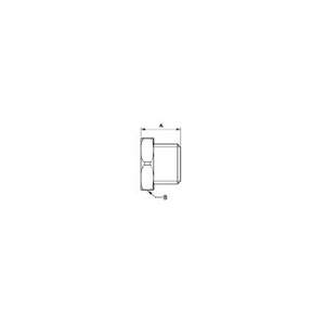 RACCORD BP15 LN BOUCHON CREUX TETE H M1/4 CO