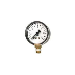 MANO BOITIER PLAST 40MM SEC 1/8 LB ARRIERE CENTRE 0/10 BARS/PSI