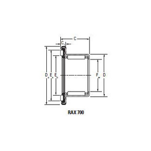 CUSCINETTO COMBINATO RAX730