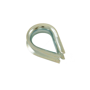 COSSE COEUR STANDARD D.10 ACIER ZINGUE BLANC