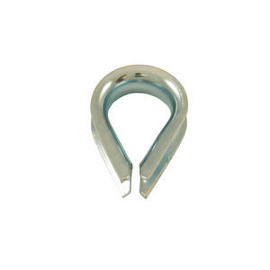 COSSE COEUR STANDARD D.10 ACIER ZINGUE BLANC