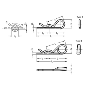 GN1024-ST-6-E Federstecker