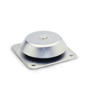 GN148-90-M12-A-1-57 Maschinenfuss mit Zweiloch-Flansch