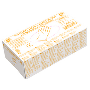 GANT LATEX 5800 POUDRE T9-L USAGE COURT AQL 1,5 (BO 100)